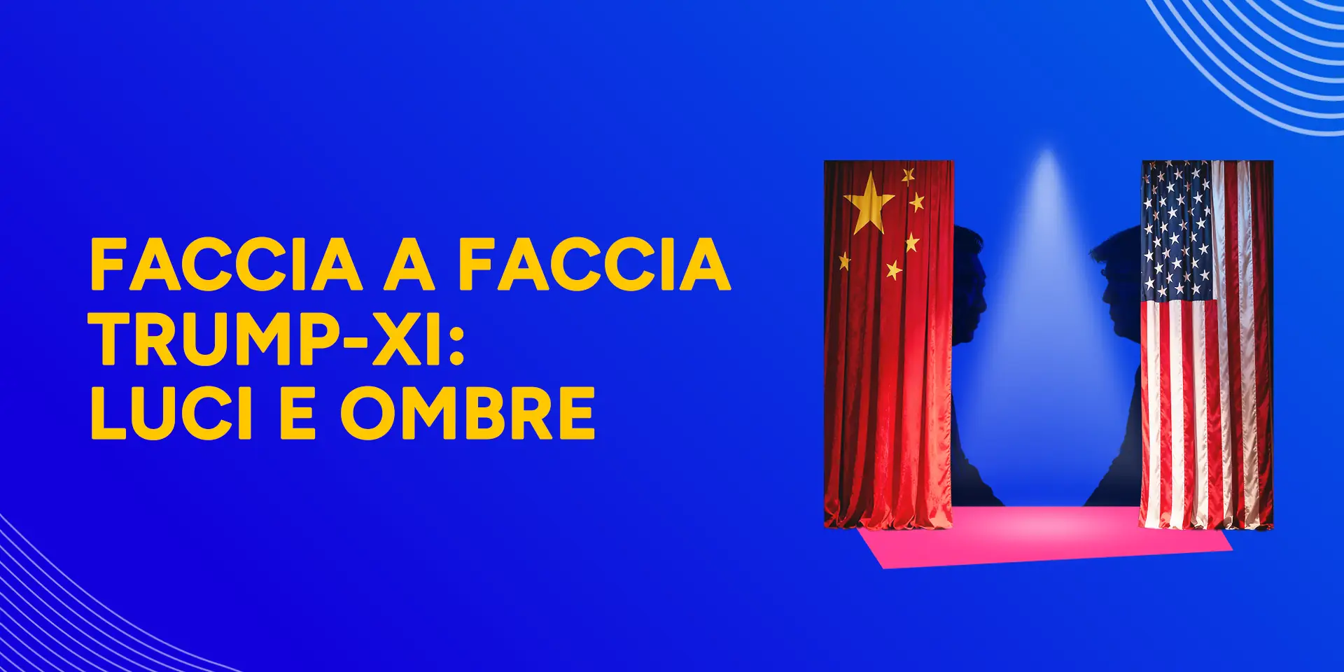 Rappresentazione visiva dell'articolo: Faccia a faccia Trump-Xi: luci e ombre